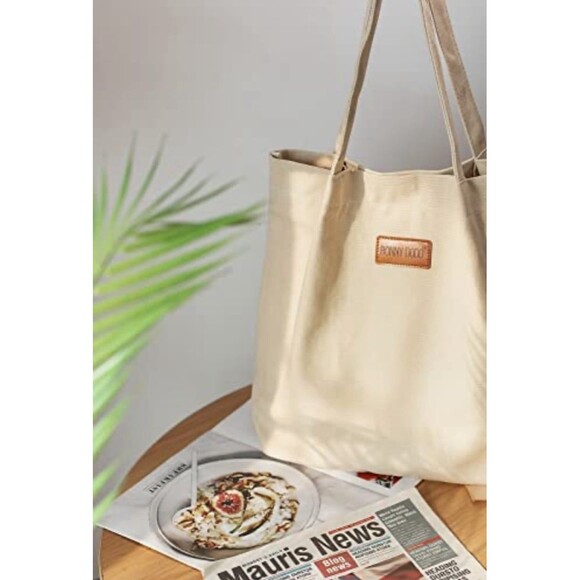 Rare find Authentic Bonny Dodo luxury large canvas tote bag NWOT TSA approved - Picture 8 of 10